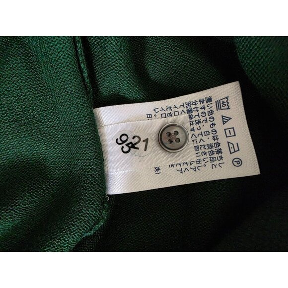 Lands End Womens Plus Size 1X Green Button-Up Cardigan Sweater - Picture 5 of 8